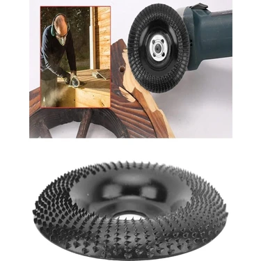 Vanckey Ahşap Ağaç Törpü Eğe Disk Şekillendirme 115 mm Avuç Taşlama