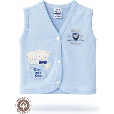 Unisex Bebek Ikiz Nakışlı %100 Organik Pamuklu Penye Bebek