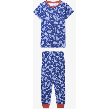 Penti Erkek Çocuk Wild Pamuklu Koyu Mavi Pijama