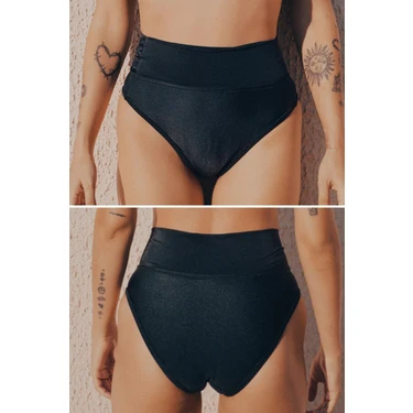 Peddon Regl Dönemine Özel Konforlu Pedkini Mayo Altı Eco Friendly Swimwear Süper Emici Yüksek Bel
