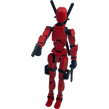 NBShop DUMMY13 Aksiyon Figür Robot - Tüm Eklemleri Hareketli - 13cm (Aksesuarlar