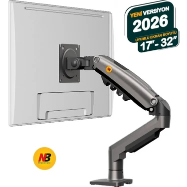 Nb North Bayou Nb F80 17-32 Inch Amortisörlü 2-9kg Vesa Monitör Standı 2026