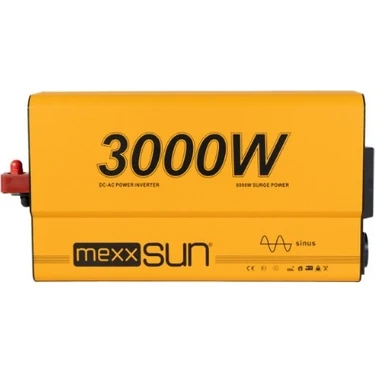 Mexxsun 24V 3000W Tam Sinüs Inverter 220V Çevirici