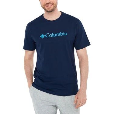 Columbia Cs0287 Csc M Basic Big Logo Brushed Ss Tee Erkek