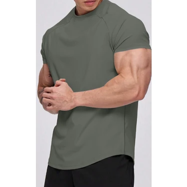 Ghassy Co. Erkek Running Sports Reglan Oval Kesim Penye