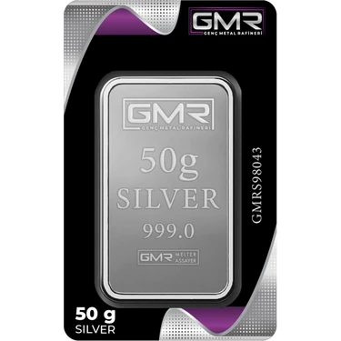 Eg Kuyumculuk 50 gr Gümüş Külçe