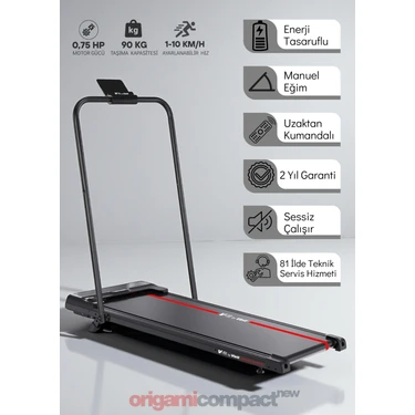 Vfit By Voit Origami Compact Ultra Hafif Katlanabilir Ev Tipi Koşu