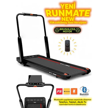 Voit V-Fıt By Voit Runmate New Koşu Bandı - Brushless Motor - Bluetooth- 12KM Hız - Uzaktan Kumanda
