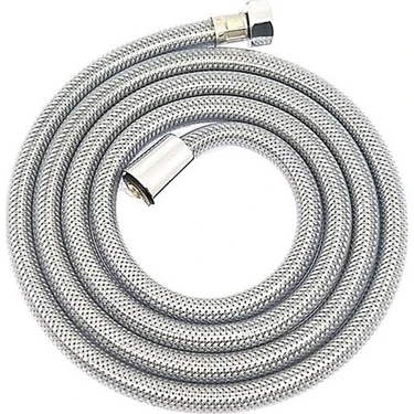 Yapıtaşı YT280 Kartepe Çelik Örgülü Kopmaz Banyo Duş Spiral Hortumu 150CM 10YIL