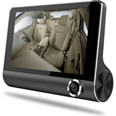 Siyah 3 Kamera Araba Dvr Çizgi Kam Araç Video Kaydedici Sd High Definition (Hd) Tek Ebat