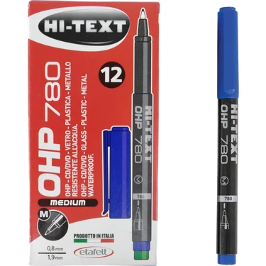 Hi-Text 780 M Asetat Kalemi 12'li