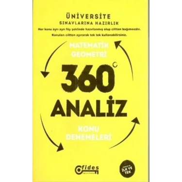 Fides Yayınları Ygs Matematik-Geometri 360 Derece Analiz Konu