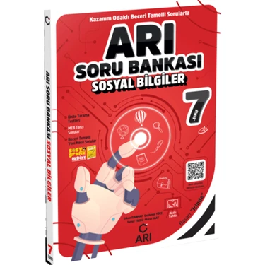 Arı Yayıncılık  7. Sınıf Sosyal Bilgiler Arı Soru Bankası + Grafik