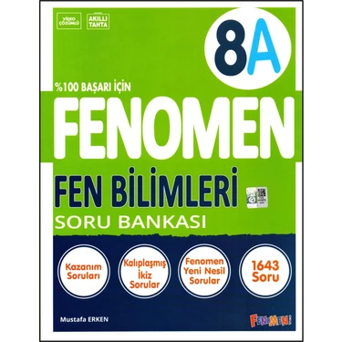 Fenomen Yayıncılık Fenomen 8. Sınıf Lgs Fen Bilimleri Soru Bankası