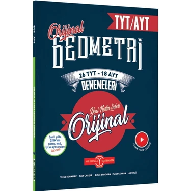 Orijinal Yayınları Orijinal Tyt 26 Ayt 18 Deneme Geometri -