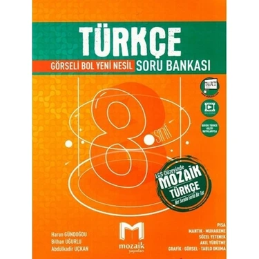 Mozaik Yayınları 8. Sınıf Türkçe Soru Bankası LGS Düzeyinde Hedef Yaş Grubu