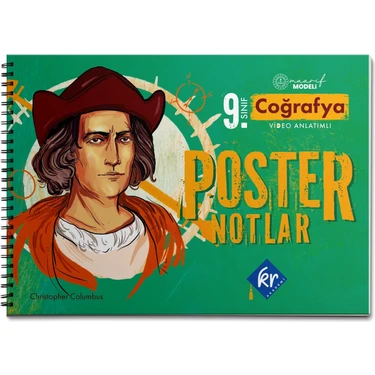 9. Sınıf Maarif Modeli Coğrafya Poster Notlar Kr Akademi
