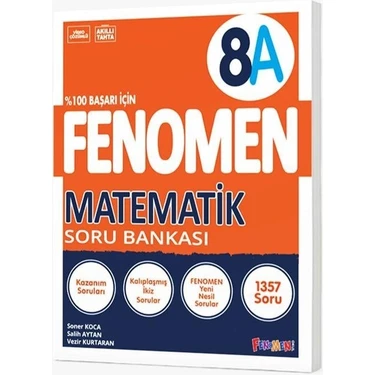 Fenomen Yayınları 8. Sınıf LGS Matematik A Fenomen Soru