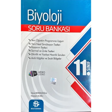 Bilgi Sarmal Yayınları 11. Sınıf Biyoloji Soru Bankası Hedef Yaş Grubu İçin Etkili Çalışma