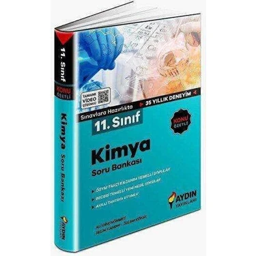 Aydın Yayınları  11. Sınıf Kimya Tamamı Video Çözümlü Soru