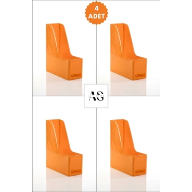 Alpa Store Ops Mg 101  Magazinlik 4'lü Set A4 Demonte Plastik Dikey Klasör Arşiv Kutusu Organizer