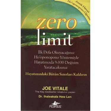 Zero Limit - Joe Vitale Pegasus Yayınları Ciltsiz 224 Sayfa Orijinal Baskı Kişisel Gelişim Kitabı