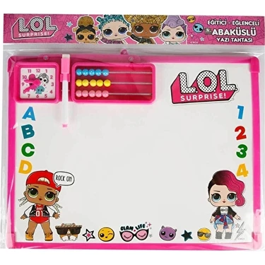 Laço Kids Eğitici Abaküslü Yazı Tahtası LOL7588 Renkli Kalemlerle Eğlenceli Öğrenme