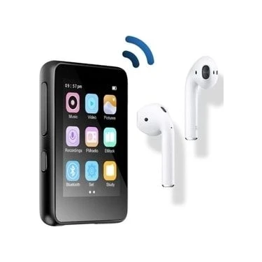 Dokunmatik Ekranlı Bluetooth Lu Mp3 Mp4 Player Ses Kayıt Dahili Hoparlör Müzik Çalar 4gb