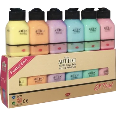 Artdeco Akrilik Boya Set Pastel Renkler