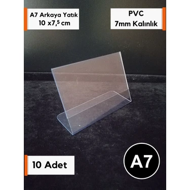 Şeffaf Etiket 10 Adet Pvc Etiketlik isimlik Broşürlük Menülük Şeffaf Föylük Ürün Etiketliği Ürün
