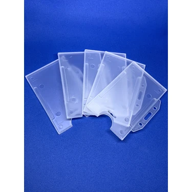 Stormistoretr Yaka Kartı Kılıfı kabı 5 Li Kart Koruyucu Şeffaf Yaka Kartlığı