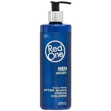 Redone Sport Tıraş Sonrası Ferahlatıcı Krem Kolonya - 400 ml, Cilt Yatıştırıcı Etki, Unisex, Cam