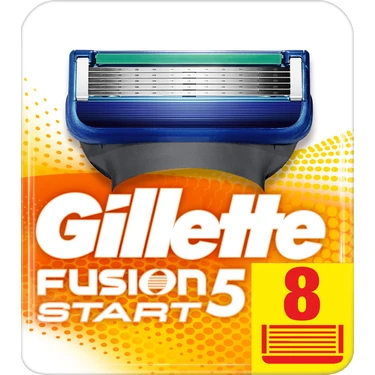 Gillette Fusion Start Yedek Tıraş Bıçağı 8