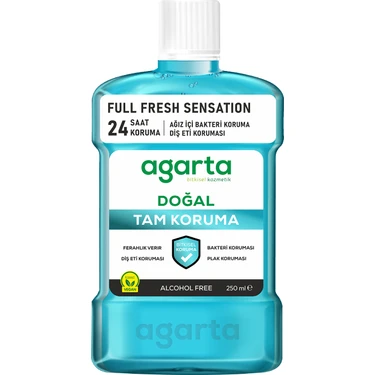 Agarta  250 ml Ağız Bakım Suyu Tam Koruma Alkolsüz
