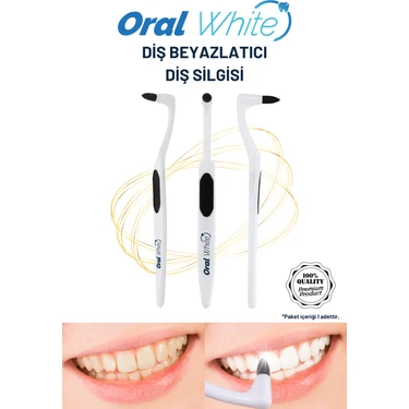 Oral White Diş Beyazlatıcı Silgi – Lekeleri Etkili Şekilde Gideren ve Parlak Gülüş Sunan Ağız Bakım