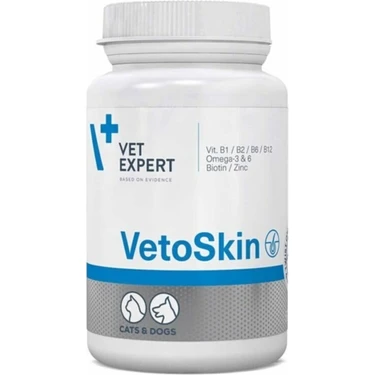 Vet Expert Vetoskin 90 Kapsül Köpek & Kedi