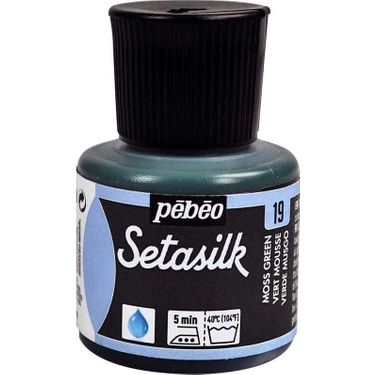 Pebeo Setasilk Ipek Boya 45 ml Şişe 19 Yosun