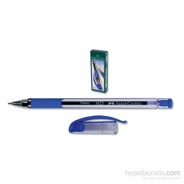 Faber-Castell 1425 İğne Uç Tükenmez Mavi 10'lu
