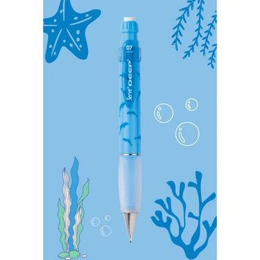 Serve Deep Versatil Kalem 0.7 mm Doğa Temalı - Gök Mavi