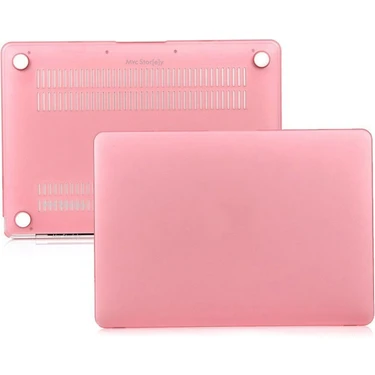 McStorey MacBook Air 13.6 inç Kılıf Mat Flu Buzlu TPU Sert Kapak M4 M3 M2 Uyumlu İnce Hafif Darbe