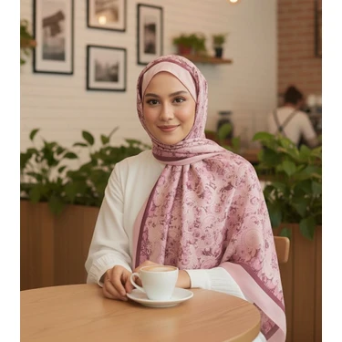 Revam Collection Retro Desenli Pamuk Şal Serisi Karma