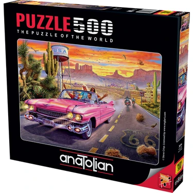 Anatolian 500 Parçalık Puzzle - Route 66