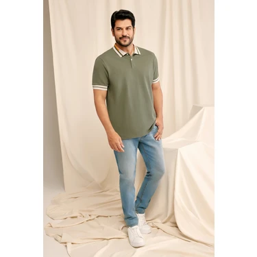 Altınyıldız Classics Erkek Petrol Mavisi Ekstra Slim Fit Dar Kesim Pamuklu Esnek Rıss Jean Kot
