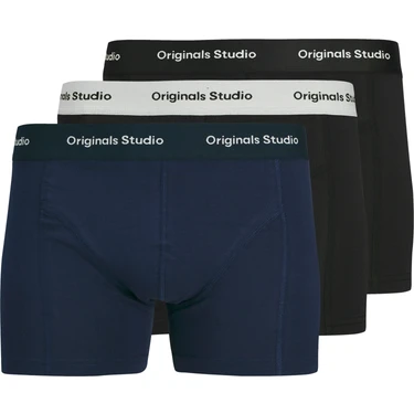 Jack & Jones Jacvesterbro Solıd Trunks 3 Pack Noos Erkek Lacivert Boxer