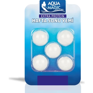 Aqua Magic Tatil Balık Yemi 5'li Yüksek Protein İçeren Akvaryum Balıkları İçin Besleyici