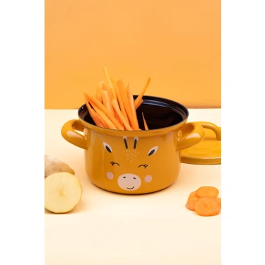 Emaylab Little Giraffe  Mini Emaye Tencere