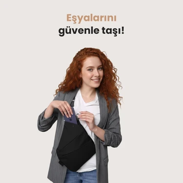 Viscoshy Hırsızlık Önleyici Seyahat Çantası