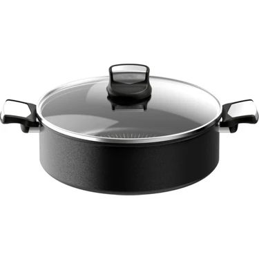 Tefal Titanyum 6X UnlimitedOne 28 Cm İndüksiyon Tabanlı Kısa Tencere -