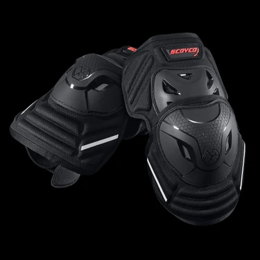 Scoyco K46 Motosiklet Dizliği Aşınmaya Karşı Dayanıklı Reflektörlü TPU Malzeme