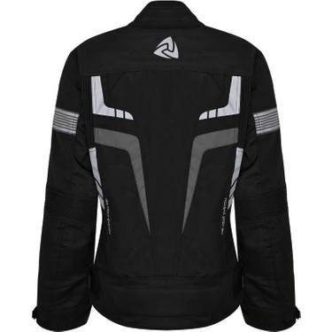 Nukrowear Stealth Pro Siyah-Gri 4 Mevsim Kadın Motosiklet